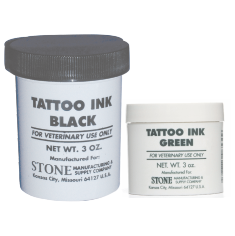 3TINTA STONE PARA TATUAR X 3 OZ. NEGRO Y VERDE